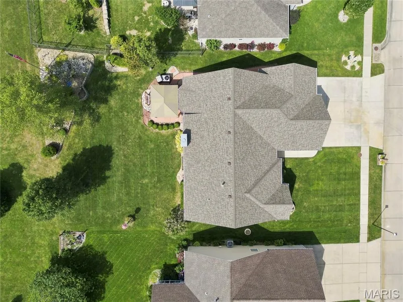 Aerial of home — 110 Cypress Meadows Drive, Wentzville, MO 63385