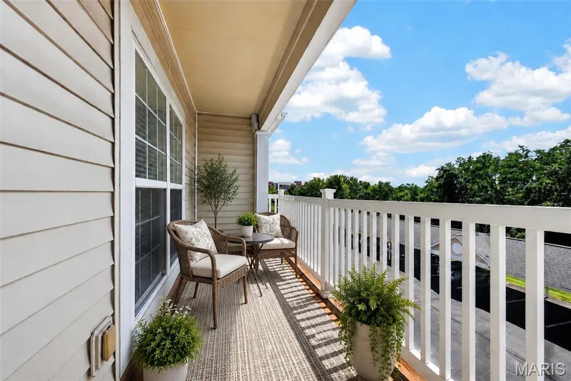 Virtually Staged deck/balcony — 6 Monarch Trace Court #304, Chesterfield, MO 63017
