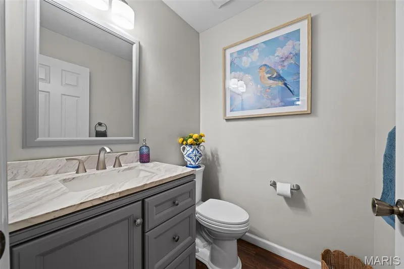 POWDER ROOM — 268 Kinderhook Drive, Chesterfield, MO 63017