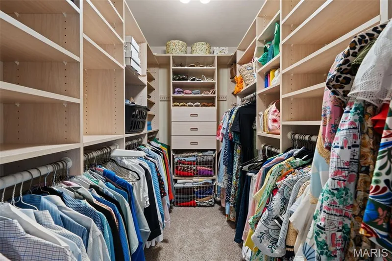 PRIMARY BEDROOM CLOSET — 268 Kinderhook Drive, Chesterfield, MO 63017