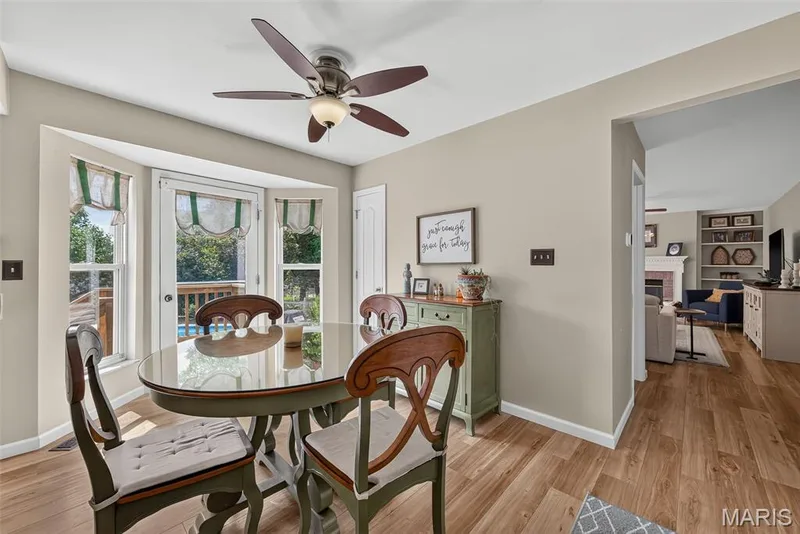Wood-finish flooring throughout — 10 Docs Ct., St Charles, MO 63303