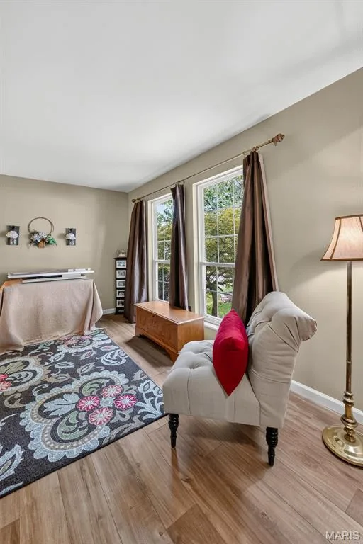 Wood-finish flooring with neutral wall paint — 10 Docs Ct., St Charles, MO 63303