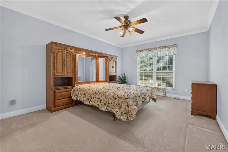 Primary bedroom on main floor — 2418 Golden Bear Way #711A, Wentzville, MO 63385