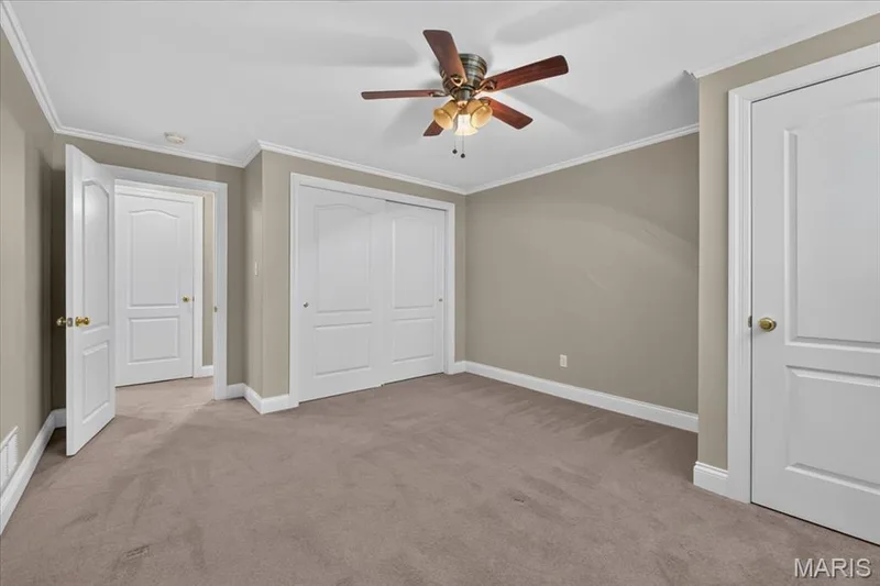 Bedroom #3 in lower level — 2418 Golden Bear Way #711A, Wentzville, MO 63385