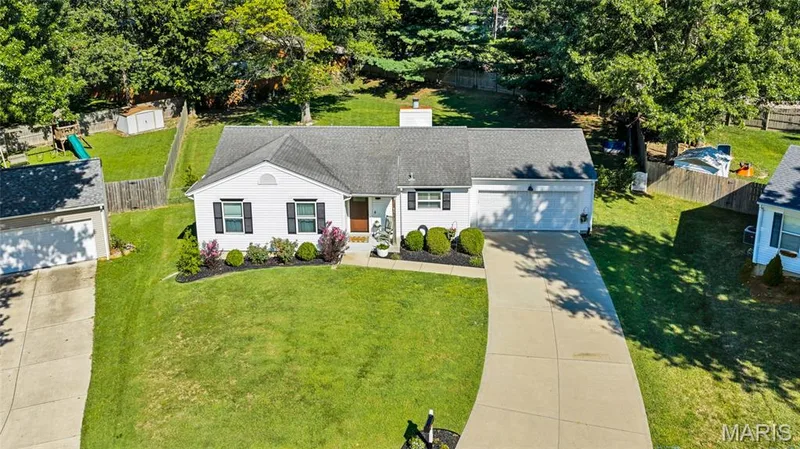 Can't wait to share the aerial view once that brand new charcoal roof goes on! It’s about to look stunning from every angle. — 601 Big Timber Lane, O'Fallon, MO 63368