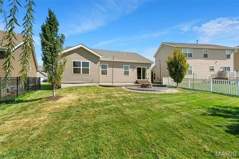 WONDERFUL backyard — 213 Charlestowne Place Drive, St Charles, MO 63301