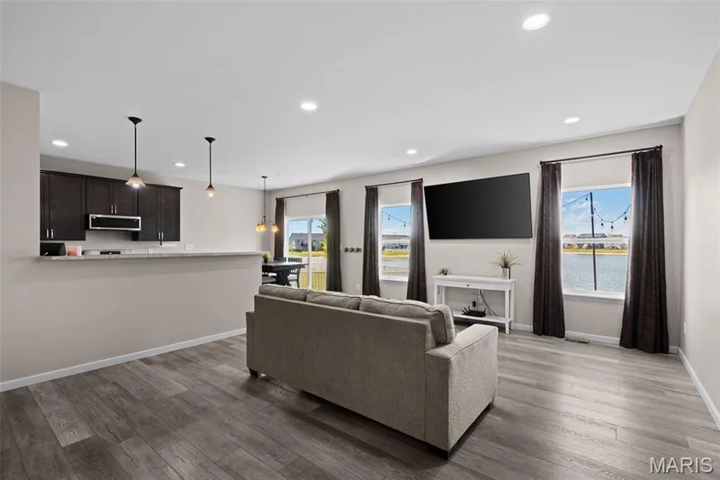 You can enjoy the water view from every angle! — 213 Charlestowne Place Drive, St Charles, MO 63301