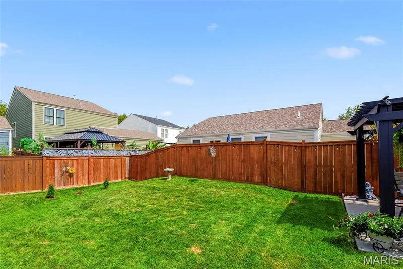 6' wood privacy fence added by Dragonfly! — 3404 Reed Crossing Street, St Charles, MO 63301