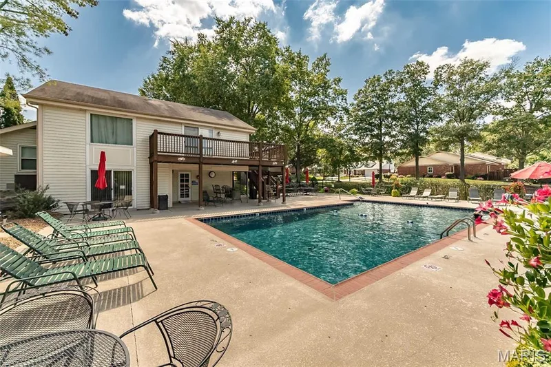 Community Pool for those summer days. This place is the whole package! — 2477 Baxton Way, Chesterfield, MO 63017