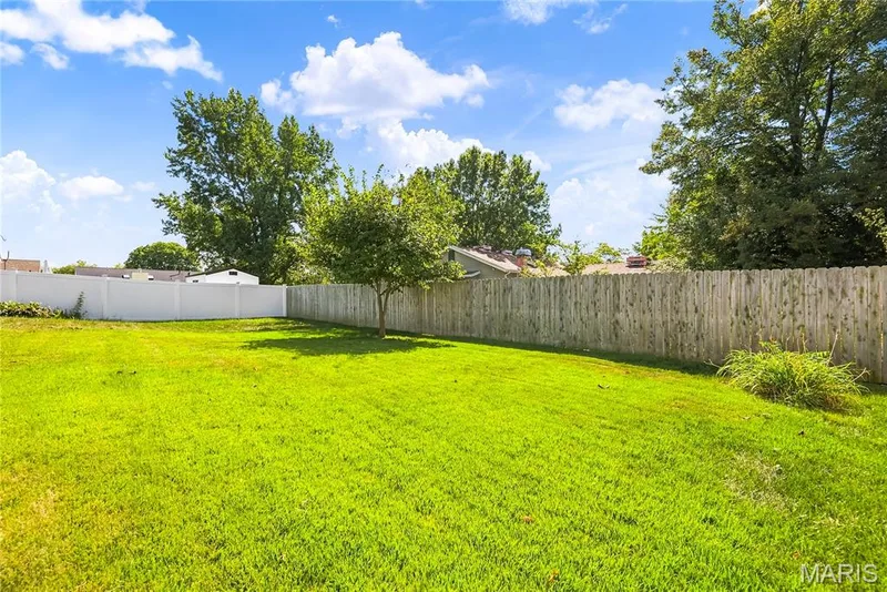 Level Backyard with Fencing — 3044 Brentmoor Drive, St Charles, MO 63303