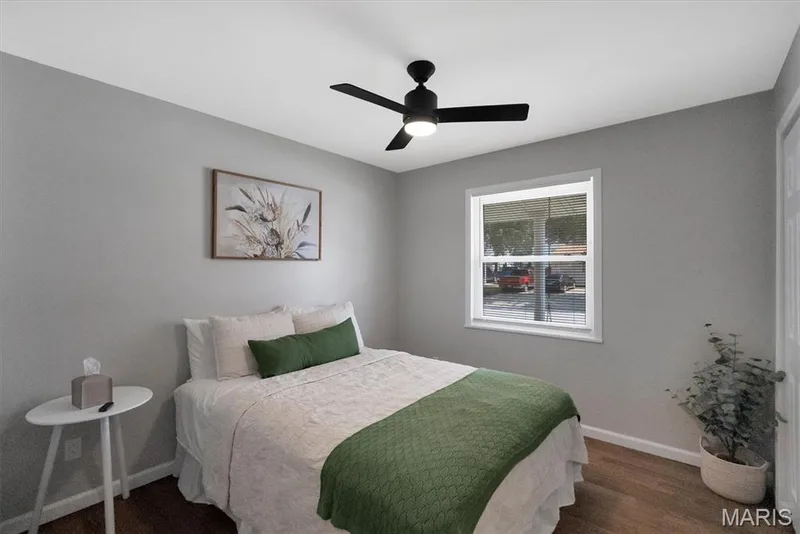 Wood-finish flooring with light gray walls — 7 Saint Mark Drive, St Peters, MO 63376