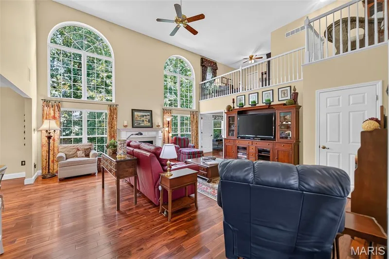 Soaring 2 story great room — 730 Longfellow Circle, O'Fallon, MO 63366
