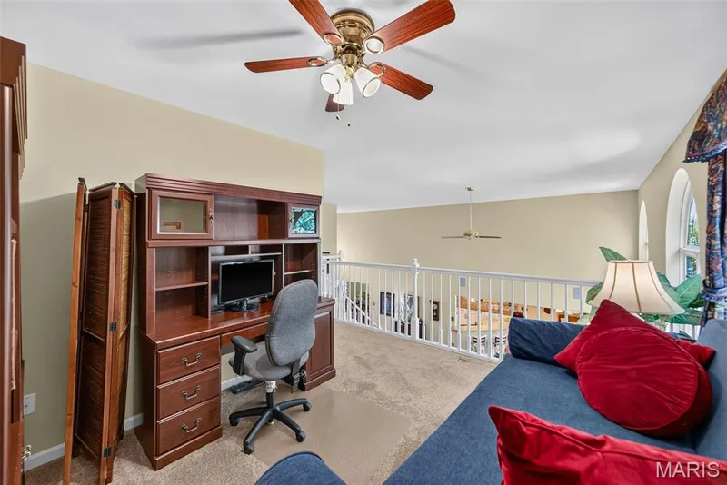 Ceiling fan and closet for storage — 730 Longfellow Circle, O'Fallon, MO 63366