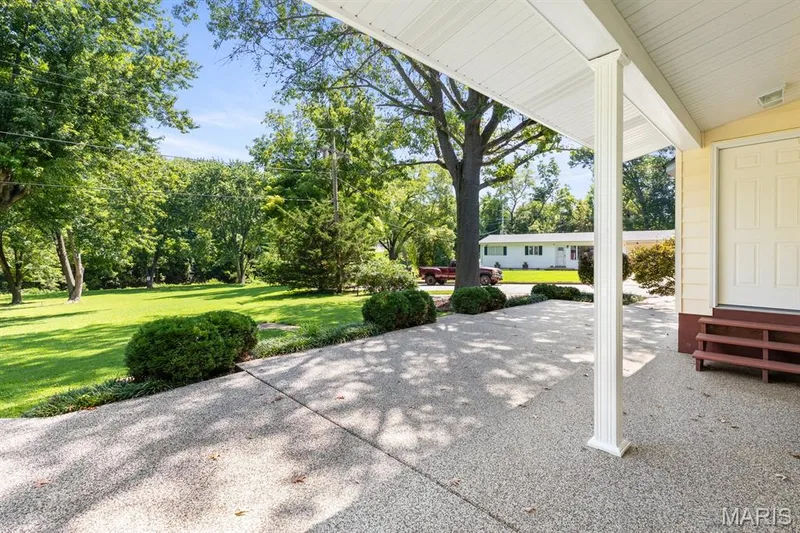 Large patio partially covered — 14 Connie Drive, St Charles, MO 63301