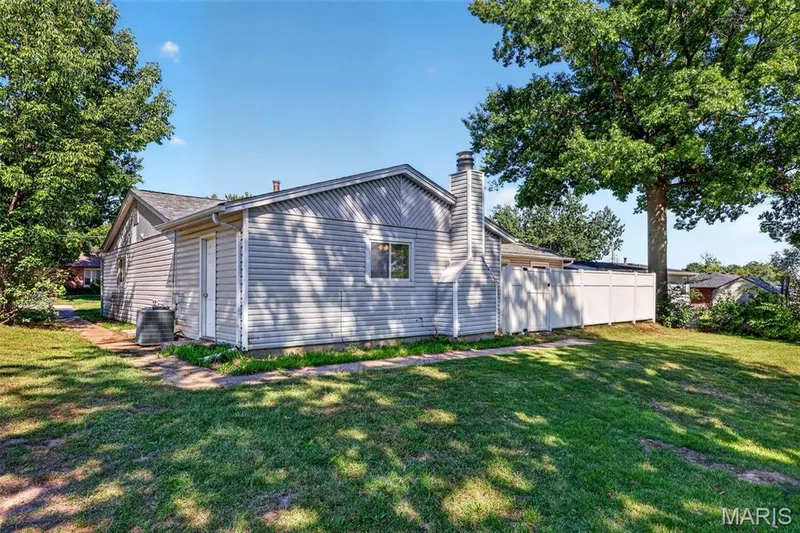 Front yard dead end and back yard is very private — 206 Cordes Street, O'Fallon, MO 63366