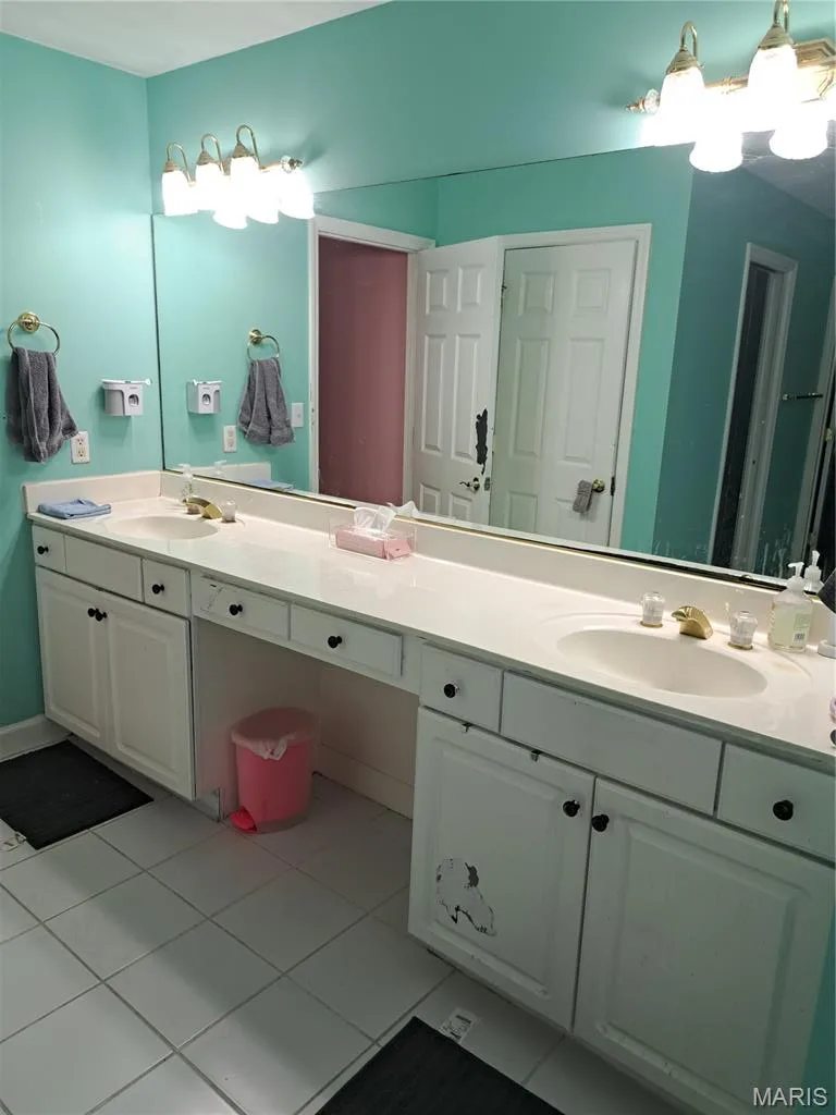 Primary double vanity — 14001 Eagle Manor Court, Chesterfield, MO 63017