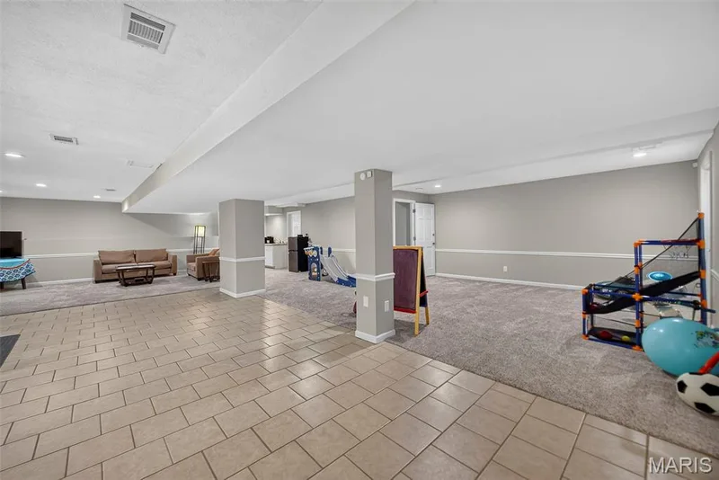 Recreational room in basement — 6 Potomac Court, St Charles, MO 63303