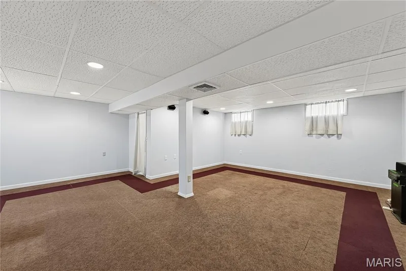 Rec Room in Finished Lowe Level — 16 Mill Race Drive, St Peters, MO 63376