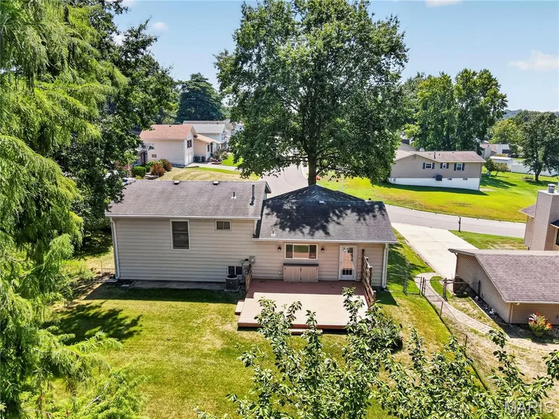 Aerial View of Rear Elevation — 16 Mill Race Drive, St Peters, MO 63376