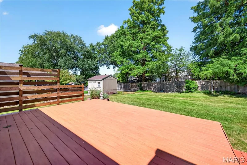 Composite Deck with Privacy Fence — 16 Mill Race Drive, St Peters, MO 63376