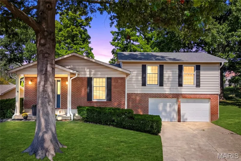 Front Elevation at Dusk — 16 Mill Race Drive, St Peters, MO 63376