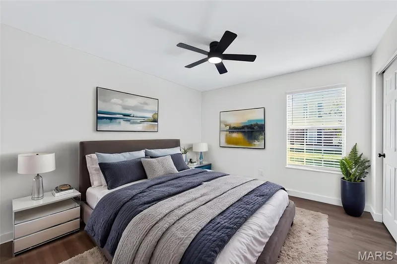 2nd Bedroom - AI Generated Image — 1239 Creve Coeur Crossing Lane #D, Chesterfield, MO 63017