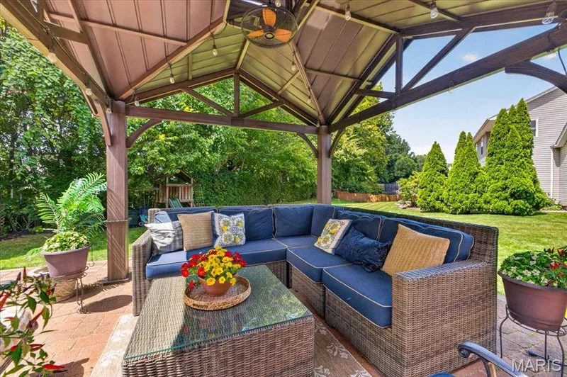 Wooded backyard — 7159 Heartland Drive, Dardenne Prairie, MO 63368