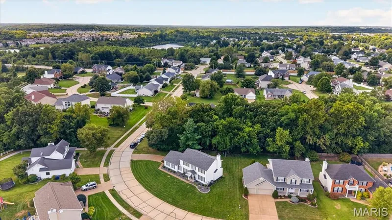 Aerial view — 7159 Heartland Drive, Dardenne Prairie, MO 63368