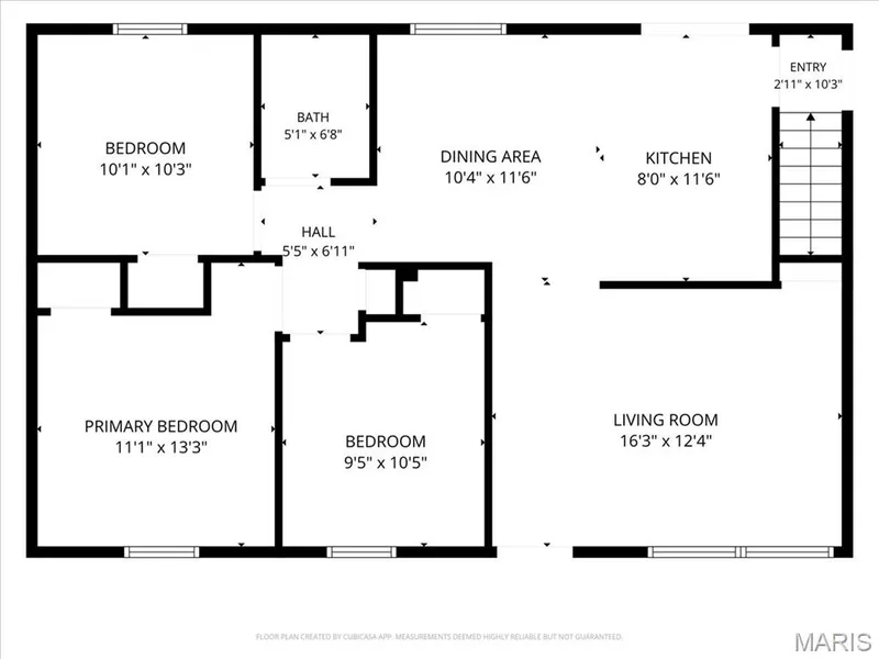 Floor plan — 11 Toelle Drive, St Charles, MO 63304