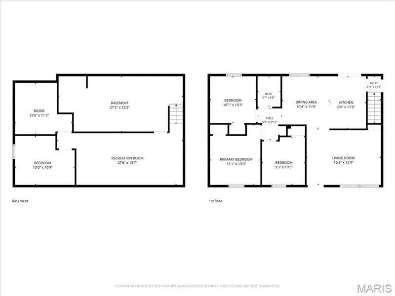 Floor plan — 11 Toelle Drive, St Charles, MO 63304