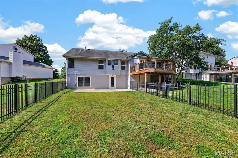 View of rear of the house from back of the property — 7235 Picasso Drive, Dardenne Prairie, MO 63368