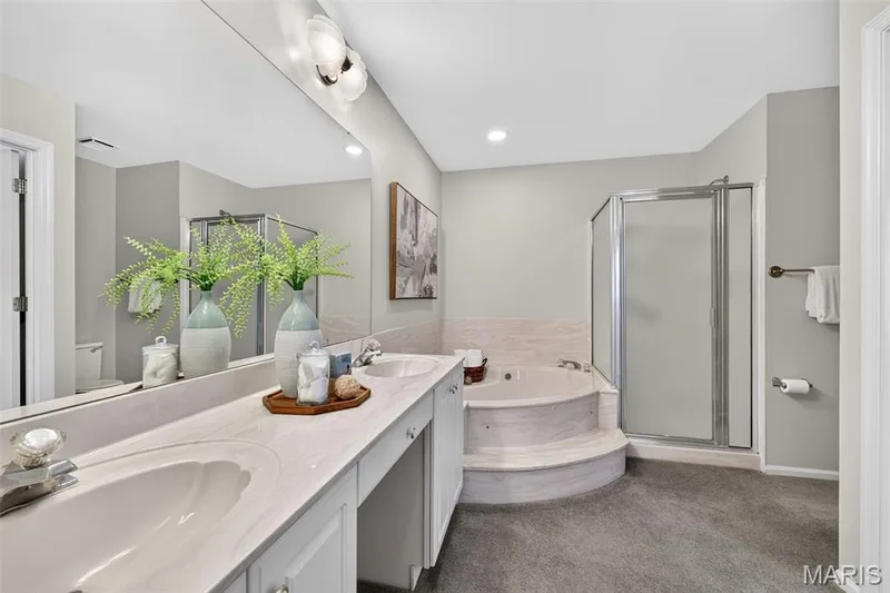 Primary bathroom — 7235 Picasso Drive, Dardenne Prairie, MO 63368