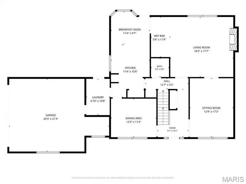 Main Floor Plan — 1372 White Road, Chesterfield, MO 63017