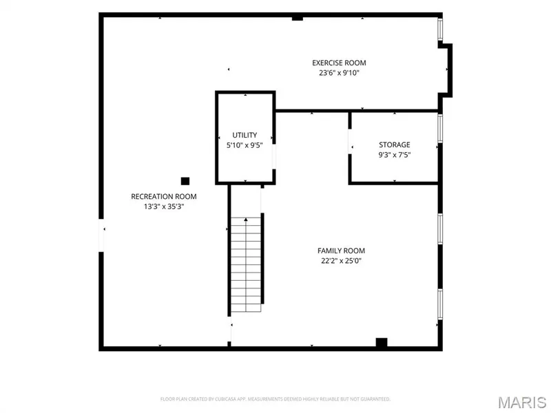 Lower Level Floor Plan — 1372 White Road, Chesterfield, MO 63017
