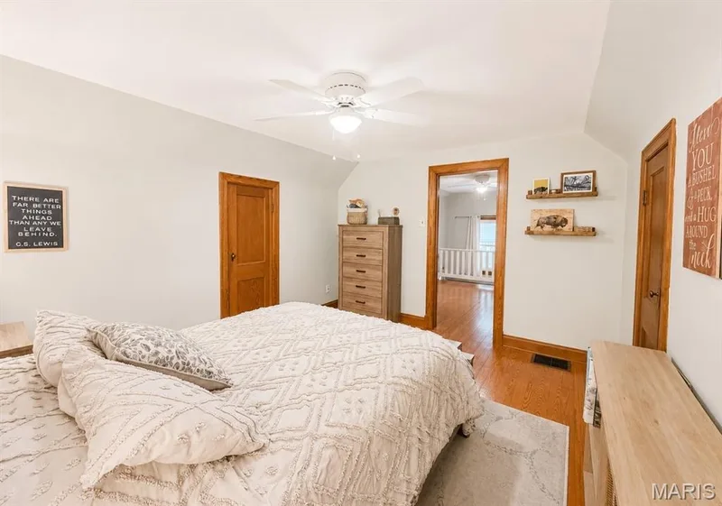 bedroom upstairs — 1029 Jackson Street, St Charles, MO 63301