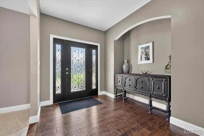 Decorative front entrance door — 1307 Homestead Heights Drive, Wildwood, MO 63005