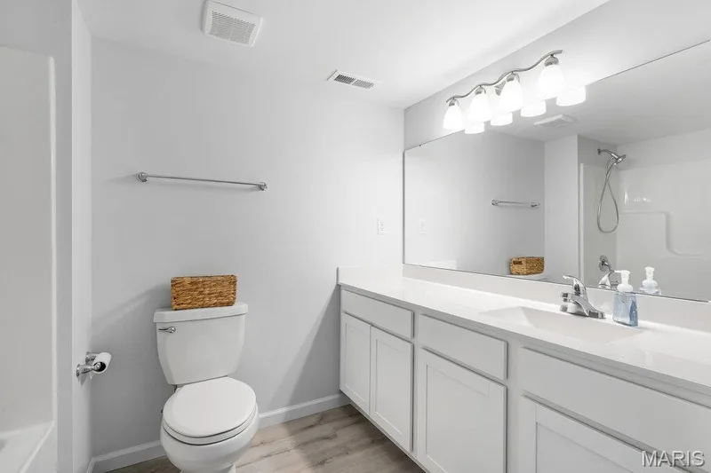 Full Hall Bathroom with large vanity. — 4101 Spring Creek Lane, O'Fallon, MO 63368