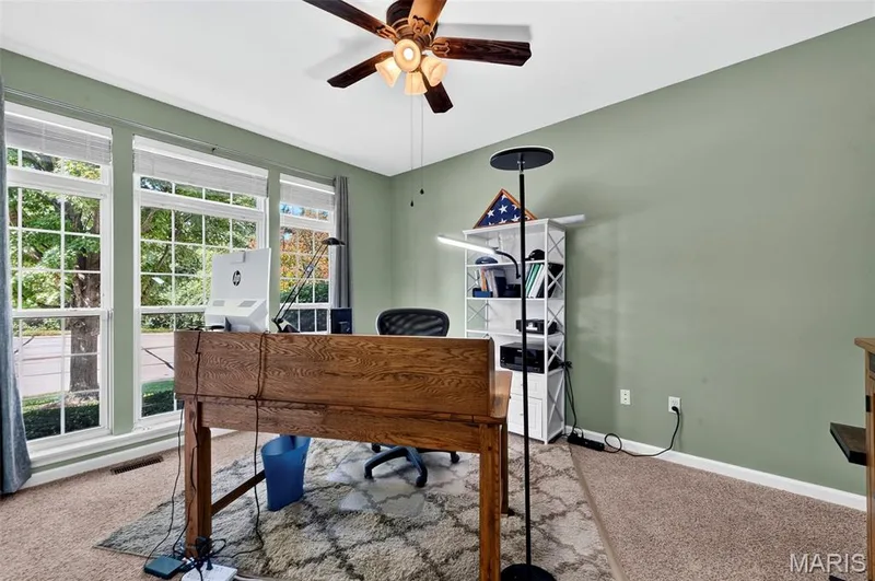 2nd Bedroom has floor to ceiling windows — 18 Eagle Bluff Lane, St Charles, MO 63303