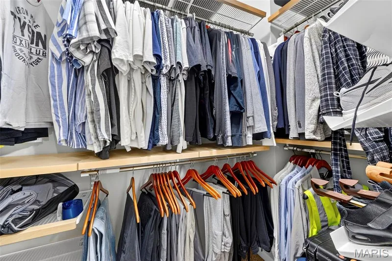 Walk-In Closet w/Custom Organization System — 18 Eagle Bluff Lane, St Charles, MO 63303