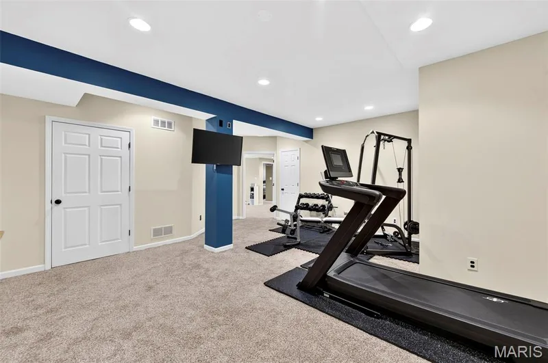 Access to Storage Rooom/Mechanical Room and bonus Walk-in Closet — 18 Eagle Bluff Lane, St Charles, MO 63303