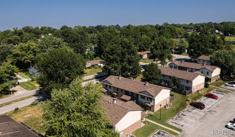 Aerial view of Park Charles South condominiums — 39 Park Charles Boulevard S #D, St Peters, MO 63376