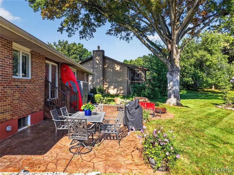 Stamped concrete patio — 72 Champagne Drive, Lake St. Louis, MO 63367