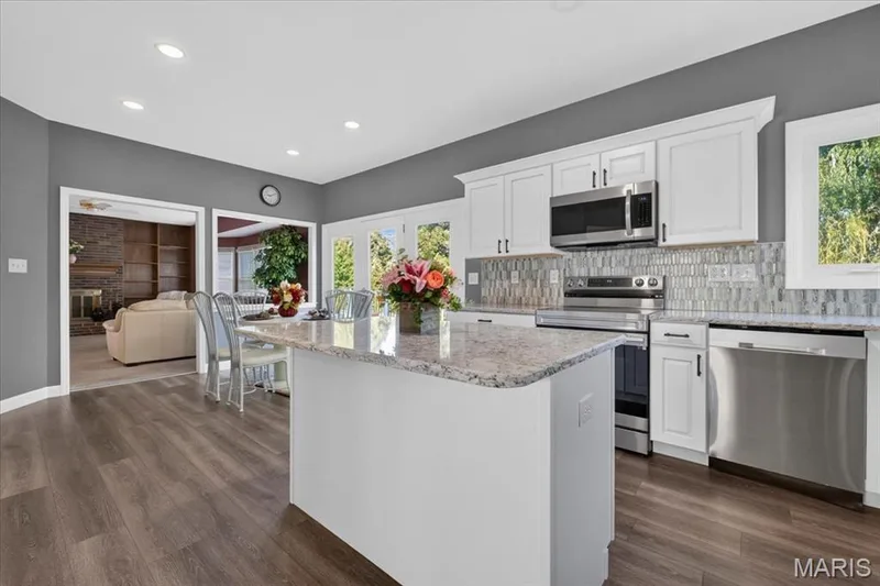 Luxury vinyl plank flooring-easy cleaning — 3445 Riverchase Parkway, St Charles, MO 63301