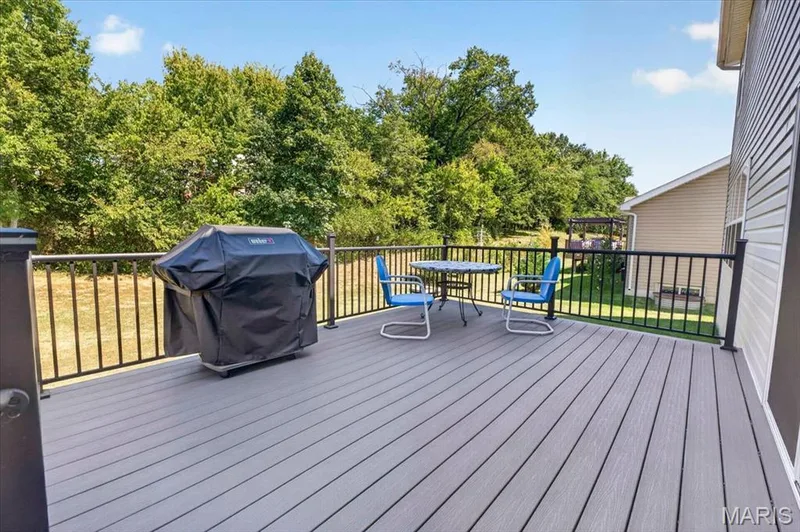 Nice size maintenance free deck — 634 Creek Bend Drive, Lake St. Louis, MO 63367