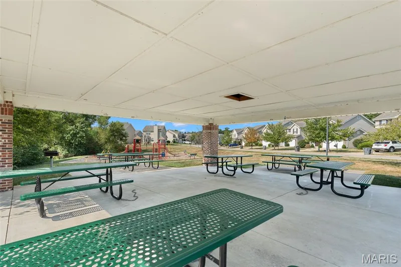 Neighborhood picnic area just a few steps from the home. — 166 Brushy Brook Drive, O'Fallon, MO 63366