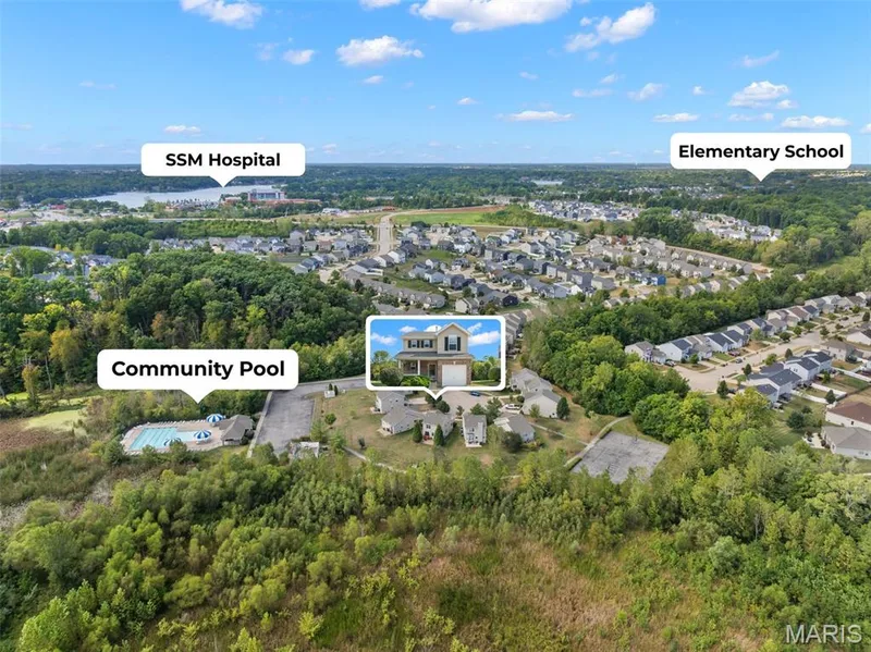 Home is close to area dining, schools and hospital. — 166 Brushy Brook Drive, O'Fallon, MO 63366