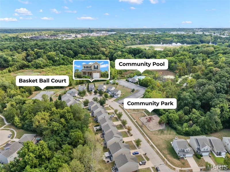 Neighborhood amenities for your outside play! — 166 Brushy Brook Drive, O'Fallon, MO 63366