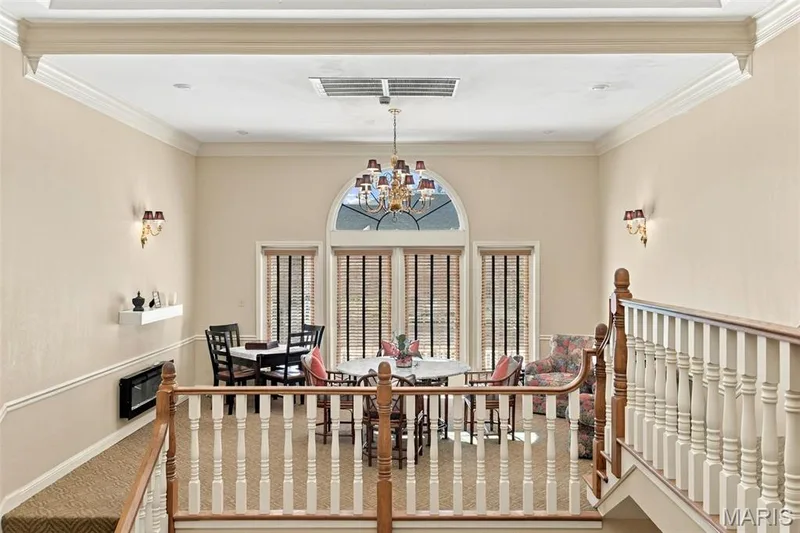 Landing on 3rd floor for cards or visiting — 208 Ambridge Court #303, Chesterfield, MO 63017