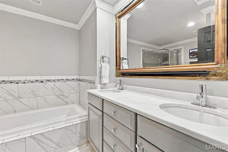 Luxiorious primary bath — 208 Ambridge Court #303, Chesterfield, MO 63017