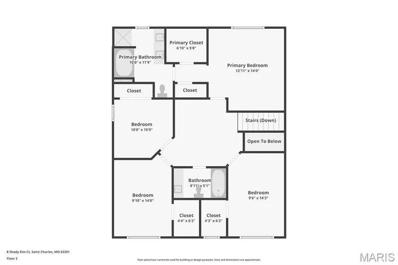 Floor plan — 8 Shady Elm Court, St Charles, MO 63301